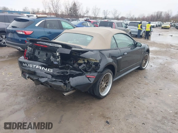 2001 Ford Mustang GT Deluxe with VIN 1FAFP45X51F164819, listed as a IAAI auction lot 41944790 with 25,144 mi miles. Bid and sale history available at carsss.com. Image 4.