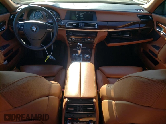 2011 BMW 7 Series 750Li with VIN WBAKB8C52BCY66628, listed as a Copart auction lot 77191054 with 39,503 mi miles and Salvage title. Bid and sale history available at DreamBid. Image 8.