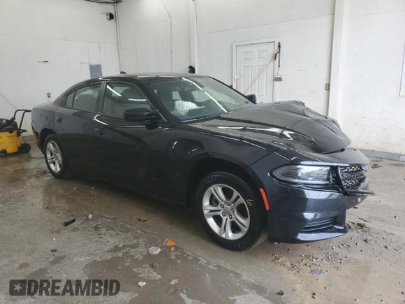 2023 Dodge Charger SXT with VIN 2C3CDXBG0PH571681, listed as a Copart auction lot 54669645 with 61,246 mi miles and Non Repairable. Bid and sale history available at carsss.com. Image 4.