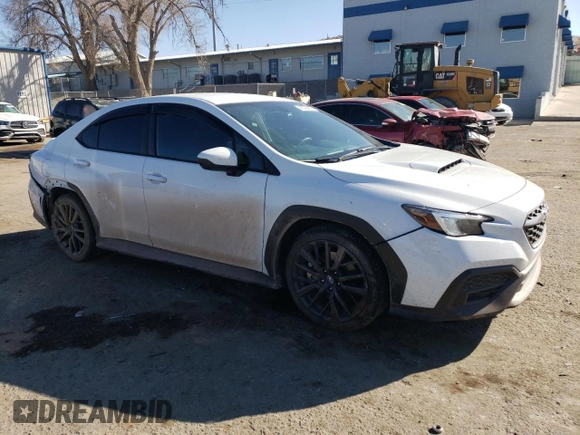 2022 Subaru WRX Premium with VIN JF1VBAF62N9018882, listed as a Copart auction lot 45799875 with 26,035 mi miles and Salvage Title. Bid and sale history available at carsss.com. Image 4.