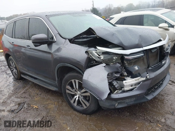 2017 Honda Pilot EX-L with VIN 5FNYF5H8XHB018480, listed as a IAAI auction lot 41049028 with 136,748 mi miles and . Bid and sale history available at DreamBid. Image 1.