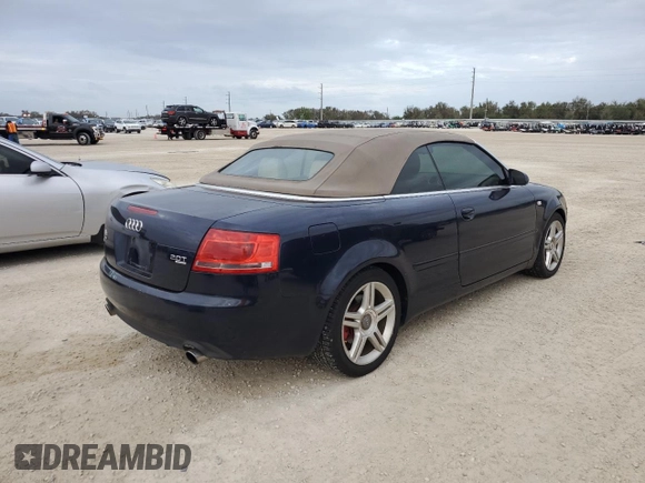 2007 Audi A4 2.0T с VIN WAUDF48H57K026025, выставлен на аукционе Copart как лот 78728964 с пробегом 109 012 миль миль и Списание • Salvage title. История ставок и продаж доступна на DreamBid. Изображение 3.