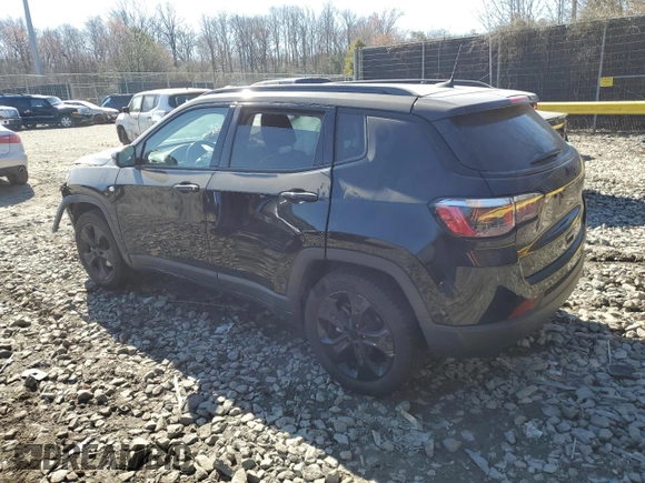 2019 Jeep Compass Altitude with VIN 3C4NJCBB0KT716471, listed as a Copart auction lot 48432285 with 76,247 mi miles and Salvage title. Bid and sale history available at DreamBid. Image 2.