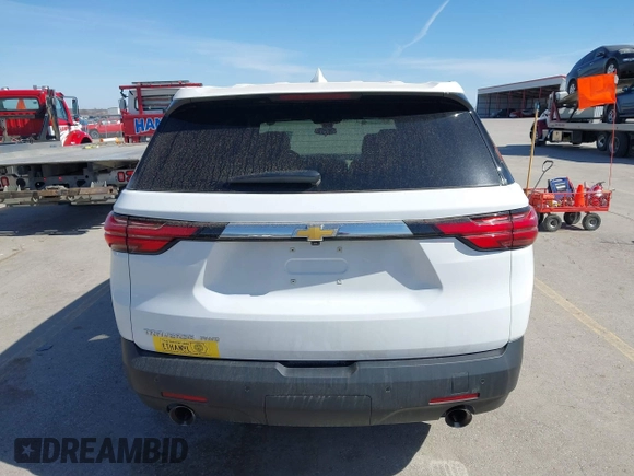 2022 Chevrolet Traverse LS with VIN 1GNEVLKWXNJ102005, listed as a IAAI auction lot 41797800 with 68,800 mi miles. Bid and sale history available at carsss.com. Image 16.