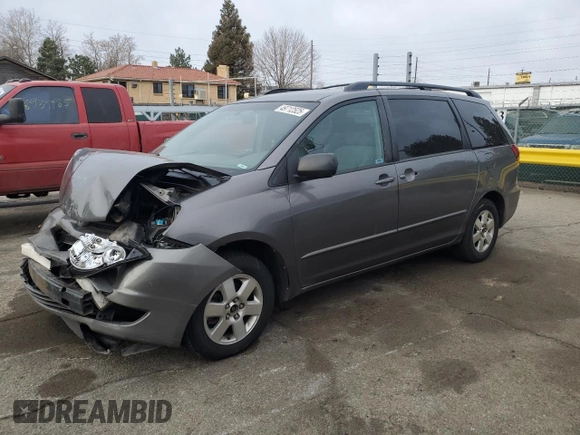 2005 Toyota Sienna CE with VIN 5TDZA23C05S259100, listed as a Copart auction lot 49712525 with 253,575 mi miles and Salvage Title. Bid and sale history available at carsss.com. Image 1.