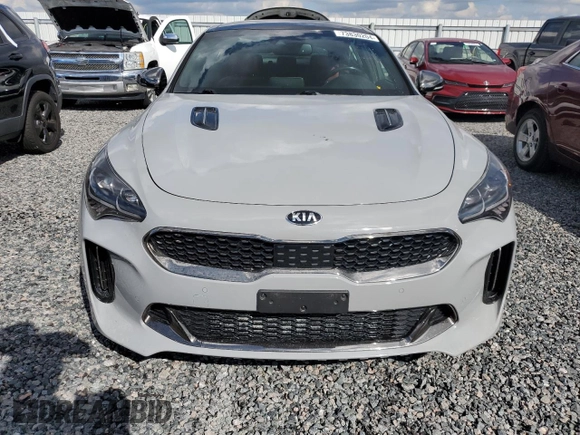 2020 Kia Stinger GT1 with VIN KNAE45LC2L6073852, listed as a Copart auction lot 73830204 with Not Provided miles and Salvage Title. Bid and sale history available at DreamBid. Image 5.