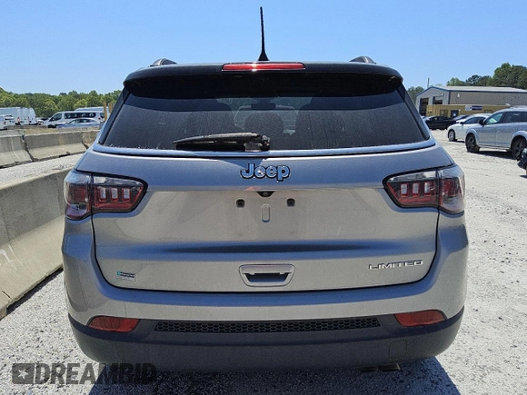 2020 Jeep Compass Limited with VIN 3C4NJCCB4LT211159, listed as a Copart auction lot 50300855 with 106,741 mi miles and Clean Title. Bid and sale history available at DreamBid. Image 6.
