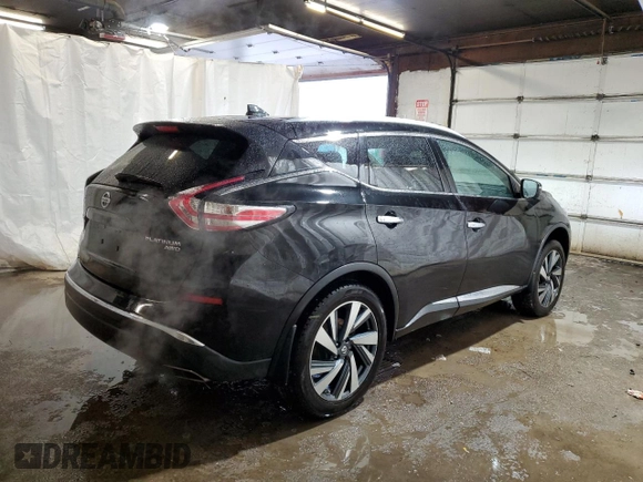 2016 Nissan Murano S z VIN 5N1AZ2MH2GN157124, wystawiony jako Copart lot #57713065 z przebiegiem 124 840 mil mil oraz Szkoda całkowita • Salvage title. Historia ofert i sprzedaży dostępna na DreamBid. Obrazek 3.