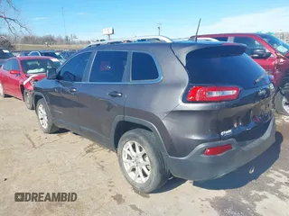 2018 Jeep Cherokee Latitude Plus with VIN 1C4PJLLB8JD597029, listed as a IAAI auction lot 41474803 with 84,435 mi miles. Bid and sale history available at carsss.com. Image 3.