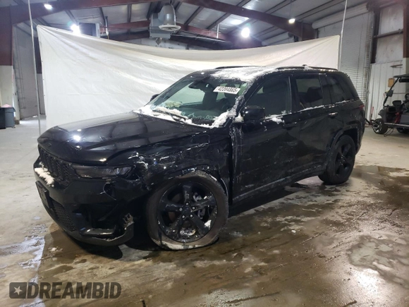 2024 Jeep Grand Cherokee Laredo with VIN 1C4RJHAG6R8929378, listed as a Copart auction lot 42204865 with 8,086 mi miles and Salvage title. Bid and sale history available at DreamBid. Image 1.