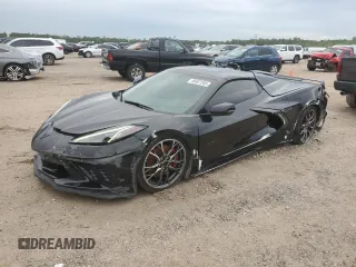 2023 Chevrolet Corvette 3LT z VIN 1G1YC3D48P5504312, wystawiony jako Copart lot #48407205 z przebiegiem 5 403 mil mil oraz Szkoda całkowita • Salvage title. Historia ofert i sprzedaży dostępna na DreamBid. Obrazek 1.