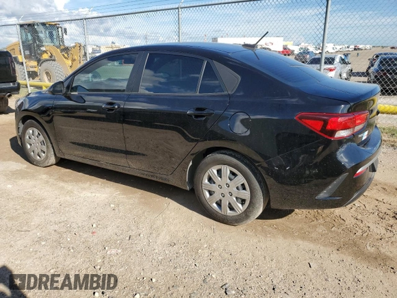 2022 Kia Rio S with VIN 3KPA24AD5NE463208, listed as a Copart auction lot 68380014 with 37,572 mi miles and Salvage Title. Bid and sale history available at DreamBid. Image 2.