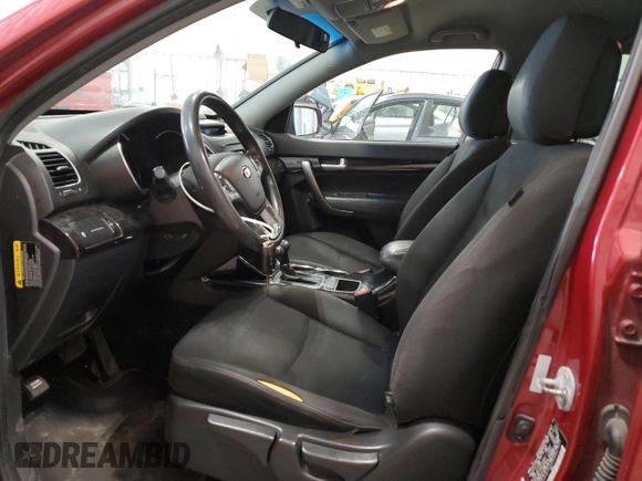 2014 Kia Sorento LX with VIN 5XYKT3A65EG487427, listed as a Copart auction lot 52041315 with 195,327 mi miles and Non Repairable. Bid and sale history available at carsss.com. Image 7.