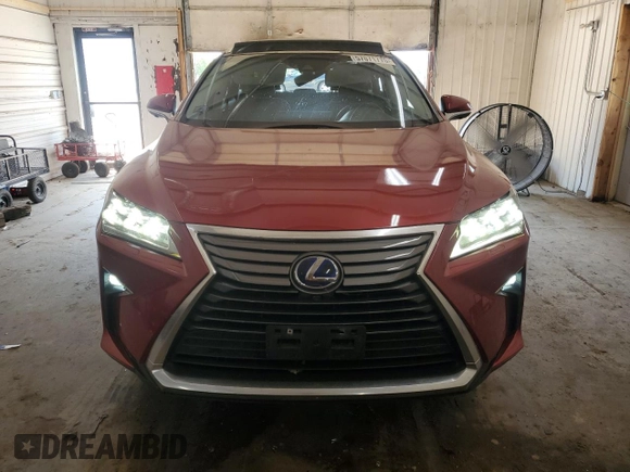 2016 Lexus RX 450h with VIN 2T2BGMCA8GC003918, listed as a Copart auction lot 57071775 with 144,782 mi miles and Salvage title. Bid and sale history available at DreamBid. Image 5.