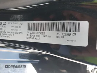 2015 Chrysler 200 C with VIN 1C3CCCCB0FN501215, listed as a IAAI auction lot 42109005 with 125,896 mi miles. Bid and sale history available at carsss.com. Image 9.