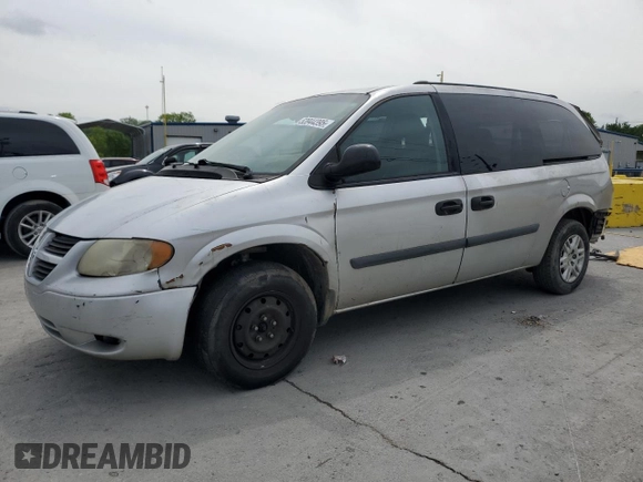 2005 Dodge Caravan SE with VIN 1D4GP24R95B273273, listed as a Copart auction lot 53944395 with 168,324 mi miles and Salvage Title. Bid and sale history available at carsss.com. Image 1.