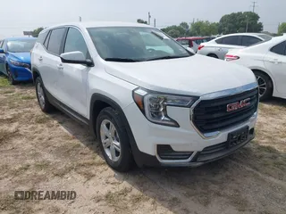 2024 GMC Terrain SLE z VIN 3GKALMEG7RL401266, wystawiony jako IAAI lot #41922239 z przebiegiem Nie podano mil oraz . Historia ofert i sprzedaży dostępna na DreamBid. Obrazek 1.