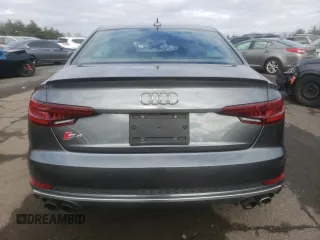 2018 Audi S4 Premium Plus with VIN WAUB4AF4XJA007575, listed as a Copart auction lot 36881964 with 2,154 mi miles. Bid and sale history available at carsss.com. Image 6.