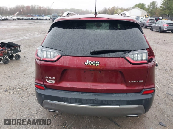 2019 Jeep Cherokee Limited with VIN 1C4PJMDNXKD133952, listed as a IAAI auction lot 41944222 with 75,410 mi miles and . Bid and sale history available at DreamBid. Image 17.