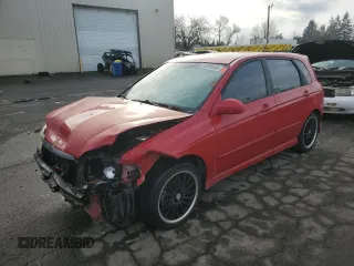 2005 Kia Spectra with VIN KNAFE161755071494, listed as a Copart auction lot 85608444 with 0 mi miles and Clean Title. Bid and sale history available at carsss.com. Image 1.