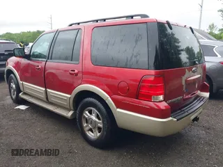 2006 Ford Expedition Eddie Bauer z VIN 1FMPU17506LA33013, wystawiony jako IAAI lot #42201809 z przebiegiem 205 163 mil mil oraz . Historia ofert i sprzedaży dostępna na DreamBid. Obrazek 3.