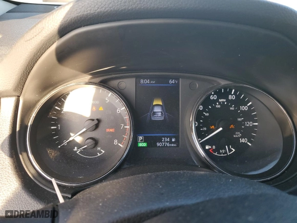 2019 Nissan Rogue SL with VIN 5N1AT2MT2KC738858, listed as a Copart auction lot 45504175 with 90,776 mi miles and Non Repairable. Bid and sale history available at carsss.com. Image 9.