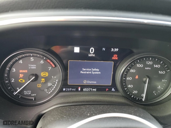 2020 Cadillac CT5 Premium Luxury with VIN 1G6DN5RK4L0133369, listed as a Copart auction lot 84772424 with 65,371 mi miles and Salvage Title. Bid and sale history available at carsss.com. Image 9.