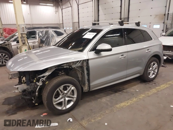 2019 Audi Q5 Premium with VIN WA1ANAFY6K2089034, listed as a IAAI auction lot 41483750 with 58,425 mi miles. Bid and sale history available at carsss.com. Image 23.
