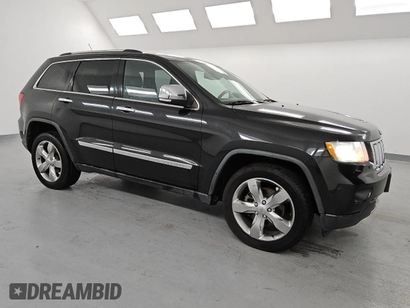 2013 Jeep Grand Cherokee Overland with VIN 1C4RJECT3DC534007, listed as a Copart auction lot 42062385 with 127,873 mi miles and Clean Title. Bid and sale history available at carsss.com. Image 4.
