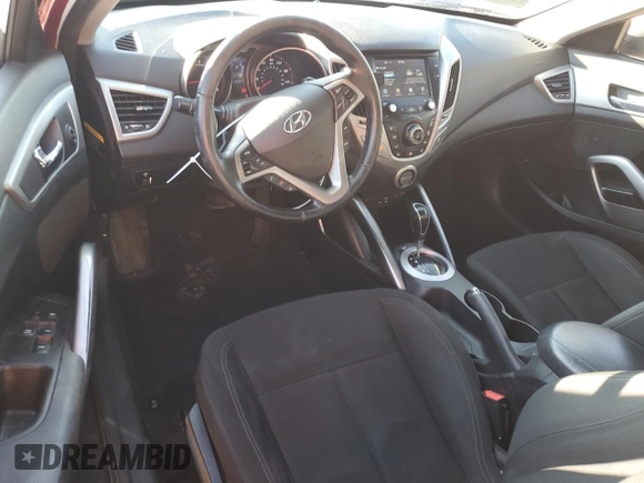 2017 Hyundai Veloster with VIN KMHTC6AD2HU322311, listed as a Copart auction lot 86637864 with 127,604 mi miles and Salvage Title. Bid and sale history available at carsss.com. Image 8.