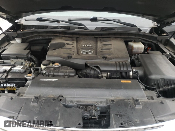 2012 Infiniti QX56 7-passenger with VIN JN8AZ2NF9C9519801, listed as a Copart auction lot 78795434 with 148,902 mi miles and Salvage Title. Bid and sale history available at carsss.com. Image 12.