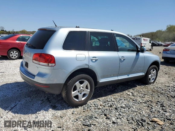 2006 Volkswagen Touareg 3.2L V6 with VIN WVGZG77L56D026456, listed as a Copart auction lot 53502675 with 168,446 mi miles and Clean Title. Bid and sale history available at DreamBid. Image 3.