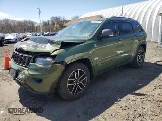 2021 Jeep Grand Cherokee Trailhawk with VIN 1C4RJFLG6MC528713, listed as a Copart auction lot 51655044 with 55,092 mi miles and Salvage Title. Bid and sale history available at carsss.com. Image 1.