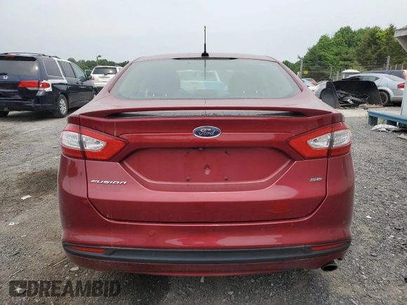 2016 Ford Fusion SE with VIN 3FA6P0H7XGR295812, listed as a Copart auction lot 60221275 with 137,873 mi miles and Salvage title. Bid and sale history available at DreamBid. Image 6.