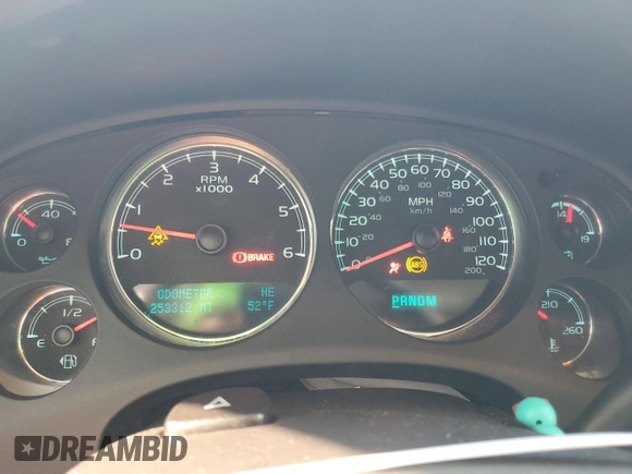2011 Chevrolet Suburban LT with VIN 1GNSCJE01BR335269, listed as a Copart auction lot 87547175 with 253,312 mi miles and Salvage Title. Bid and sale history available at carsss.com. Image 9.