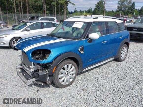 2022 MINI Countryman Cooper S with VIN WMZ83BR0XN3N96765, listed as a IAAI auction lot 42571133 with 22,821 mi miles and . Bid and sale history available at DreamBid. Image 18.