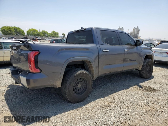2022 Toyota Tundra Limited with VIN 5TFJA5DB8NX013040, listed as a Copart auction lot 56982095 with 42,015 mi miles and Salvage title. Bid and sale history available at DreamBid. Image 3.