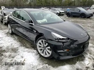 2020 Tesla Model 3 Standard Range Plus with VIN 5YJ3E1EAXLF661031, listed as a Copart auction lot 87912605 with Not Provided miles and Salvage Title. Bid and sale history available at DreamBid. Image 11.