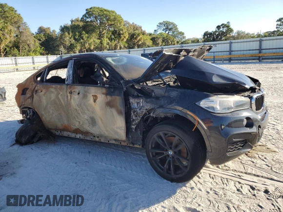 2018 BMW X6 sDrive35i with VIN 5UXKU0C55J0G80680, listed as a Copart auction lot 88096155 with 0 mi miles and Non Repairable. Bid and sale history available at carsss.com. Image 4.