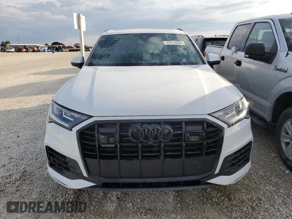 2023 Audi Q7 Prestige with VIN WA1VXBF70PD002040, listed as a Copart auction lot 75412834 with 3,809 mi miles and Non repairable. Bid and sale history available at DreamBid. Image 5.