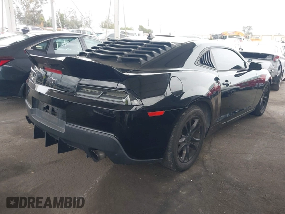 2014 Chevrolet Camaro LS with VIN 2G1FE1E3XE9276910, listed as a IAAI auction lot 41743425 with 68,969 mi miles. Bid and sale history available at carsss.com. Image 4.