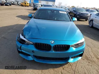 2018 BMW 4 Series 430i with VIN WBA4W3C59JAF91465, listed as a Copart auction lot 77707684 with 49,258 mi miles and Clean Title. Bid and sale history available at DreamBid. Image 5.