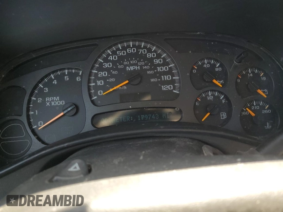 2004 Chevrolet Tahoe LS with VIN 1GNEC13T04J287145, listed as a Copart auction lot 59340645 with 179,743 mi miles and Salvage title. Bid and sale history available at DreamBid. Image 9.