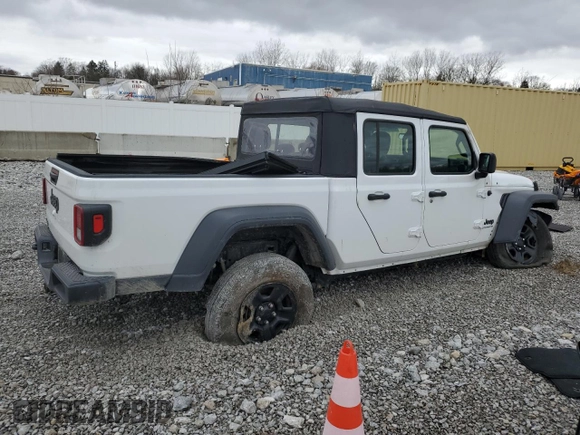 2023 Jeep Gladiator Freedom with VIN 1C6HJTAG6PL550171, listed as a Copart auction lot 50010485 with 37,064 mi miles and Salvage title. Bid and sale history available at DreamBid. Image 3.