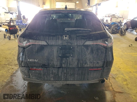2024 Honda HR-V Sport with VIN 3CZRZ2H56RM700067, listed as a Copart auction lot 46109775 with 38,799 mi miles and Salvage Title. Bid and sale history available at carsss.com. Image 6.