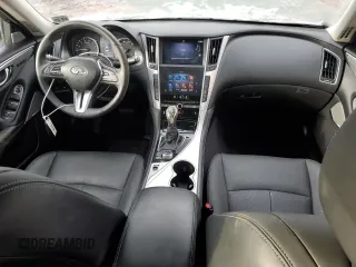 2022 Infiniti Q50 Luxe z VIN JN1EV7BR6NM340168, wystawiony jako Copart lot #44747675 z przebiegiem 33 653 mil mil oraz Szkoda całkowita • Salvage title. Historia ofert i sprzedaży dostępna na DreamBid. Obrazek 8.