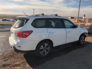 2017 Nissan Pathfinder SV with VIN 5N1DR2MN5HC664311, listed as a Copart auction lot 49822165 with 0 mi miles and Salvage Title. Bid and sale history available at carsss.com. Image 3.