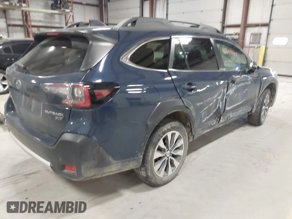 2023 Subaru Outback Limited XT with VIN 4S4BTGND7P3187908, listed as a IAAI auction lot 41990783 with 33,480 mi miles and . Bid and sale history available at DreamBid. Image 4.