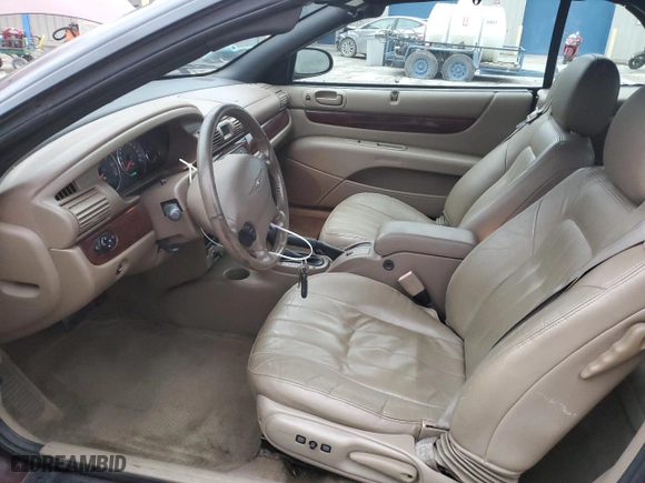 2002 Chrysler Sebring LXi with VIN 1C3EL55R32N250408, listed as a Copart auction lot 86005624 with 110,238 mi miles and Salvage Title. Bid and sale history available at carsss.com. Image 7.