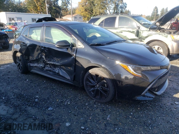 2022 Toyota Corolla Hatchback SE with VIN JTND4MBE5N3147177, listed as a Copart auction lot 79279194 with 38,593 mi miles and Salvage Title. Bid and sale history available at carsss.com. Image 4.
